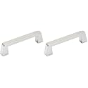 Amerock | Cabinet Pull | Polished Chrome | 3-3/4 inch (96 mm) Center to Center | Blackrock | 2 Pack | Drawer Pull | Drawer Handle | Cabinet Hardware