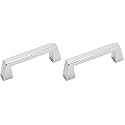 Amerock | Cabinet Pull | Polished Chrome | 3 inch (76 mm) Center to Center | Blackrock | 2 Pack | Drawer Pull | Drawer Handle | Cabinet Hardware