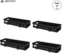 AMEXTRON Multi-Purpose Wall Mount Shelf with Dual Hooks Iron Wall Shelf