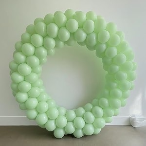 amfin pack of 25 pastel birthday decoration item balloons - green