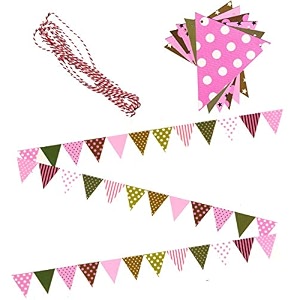 amfin party flags banner for birthday decoration star