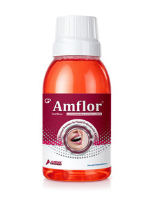 amflor oral rinse mouthwash - mint 250 ml