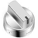 AMI PARTS Stainless Steel WB03X24818 Gas Stove Knob Replacement