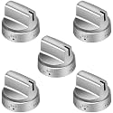 AMI PARTS WB03X24818 Knob Fit for GE Stove Knobs Replacements-5 Pack