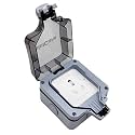 amiciCare Waterproof Power Socket, 6/16Amp Outdoor Electric Switch IP66