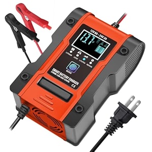 amicismart 12v24v automatic car battery charger 7-stage intelligent battery maintainer advanced all battery charger