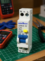 amiciSmart 20A RCBO, Single Module 220V Residual Current Circuit Breaker with Over Current, Short-Circuit and Leakage Protection MCB