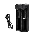 amiciSmart Intelligent Battery Charger, Dual Slot Charger