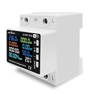 amicismart wifi 8 in 1 digital energy meter compatible with smartlife app