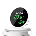 amiciSmart Acrylonitrile Butadiene Styrene Wifi Temperature Humidity Sensor, Compatible With Smartlife App And USB Powered Thermometer Hygrometer With Data Export Feature, Pack Of 1