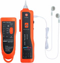 amiciTools XQ-350 Wire Tracker, Cable Break Point Tester for Network Cable (RJ45), Ethernet LAN, Telephone Line (RJ11) with 2X 9V Batteries Digital Multimeter (Orange 2000 Counts)