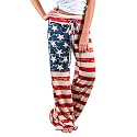 AMiERY Women's Comfy Casual Pajama Pants Floral Print Drawstring Palazzo Lounge Pants Wide Leg