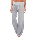 AMiERY Women's Comfy Casual Pajama Pants Floral Print Drawstring Palazzo Lounge Pants Wide Leg