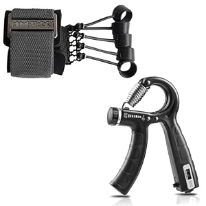 finger gripper strength trainer with resistance bands
