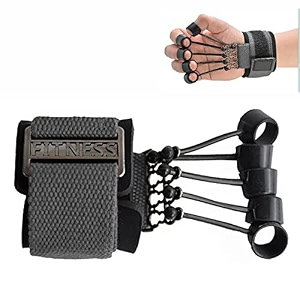 finger gripper strength trainer with resistance bands