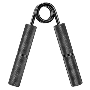 metal heavy hand grip and wrist strengthener gripper - resistance from 50-350lb exerciser for hand grip strength trainer and fingers 150 lb black
