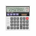 Amigo MI-512 GST Desktop Calculator, 12-Digit Display, Check &amp; Correct Function, Large Bright Screen (White)