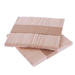 natural wooden plain ice cream sticks popsicle sticks  100 pcs
