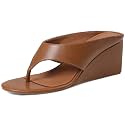 AMINUGAL Wedge Flip Flops Sandals for Women
