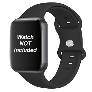amirite abs040 butterfly loop soft silicone watch straps compatible with apple iwatch replacement bands for men women 45mm 44mm 42mm 49mm and 41mm 40mm 38mm for iwatch series ultra 8 7 6 5 4 3 2 1 se se2