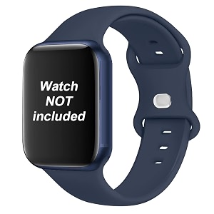 amirite abs040 butterfly loop soft silicone watch straps compatible with apple iwatch replacement bands for men women 45mm 44mm 42mm 49mm and 41mm 40mm 38mm for iwatch series ultra 8 7 6 5 4 3 2 1 se se2