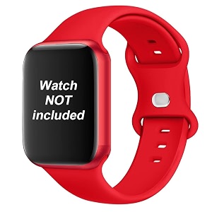 amirite abs040 butterfly loop soft silicone watch straps compatible with apple iwatch replacement bands for men women 45mm 44mm 42mm 49mm and 41mm 40mm 38mm for iwatch series ultra 8 7 6 5 4 3 2 1 se se2