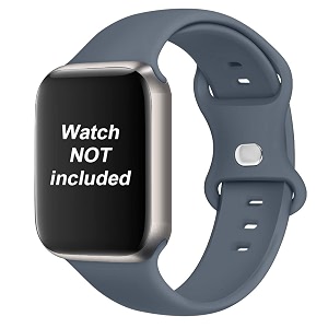 amirite abs040 butterfly loop soft silicone watch straps compatible with apple iwatch replacement bands for men women 45mm 44mm 42mm 49mm and 41mm 40mm 38mm for iwatch series ultra 8 7 6 5 4 3 2 1 se se2