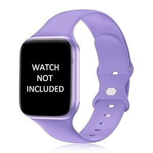 amirite abs040 butterfly loop soft silicone watch straps compatible with apple iwatch replacement bands for men women 45mm 44mm 42mm 49mm and 41mm 40mm 38mm for iwatch series ultra 8 7 6 5 4 3 2 1 se se2