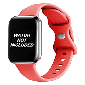 amirite abs040 butterfly loop soft silicone watch straps compatible with apple iwatch replacement bands for men women 45mm 44mm 42mm 49mm and 41mm 40mm 38mm for iwatch series ultra 8 7 6 5 4 3 2 1 se se2