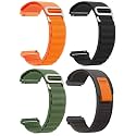AMiRiTE ADS149 22MM Nylon Alpine G-Hook / Trail Velcro Loop Bands / Straps Compatible with Noise Colorfit Pulse 2 Max / Huawei GT2(46mm) / Honor Magic Watch 2(46mm) / Noise Pulse Go Buzz / Boat Flash / Xtend / Xtend Pro / Noi