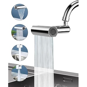 amirite- smart gadgets store amr26 tap extender for kitchen sink flexible faucet with tap extension for convenient use upgrade your kitchen sink with flexible tap for easy access 4 mode flow 22 mm