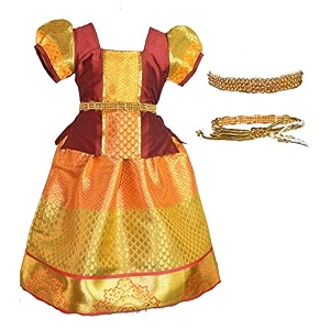 AMIRTHA FASHION Girls Traditional Lehenga Choli SARANYA