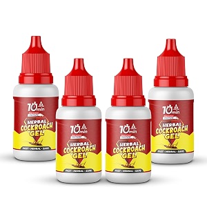amish c herbal cockroach gel 20gm pack of 4 10 minutes result guarantyremoves entire cockroach infestationpowerful cockroach repellent for home100 organic chemical free