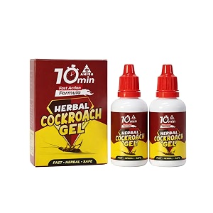 amish c herbal cockroach gel 20gm pack of 2 10 minutes result guarantyremoves entire cockroach infestationpowerful cockroach repellent for home100 organic chemical free