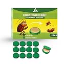 Amish Cockroach Gel Pack of 12 Powerful Herbal Anti Roach Bait | Targets Red Cockroaches at Source | Long-Lasting Kitchen & Household Control