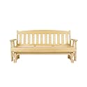 Amish Casual Heavy Duty 800 Lb Mission Pressure Treated Porch Glider (Unfinished, 6 Foot)