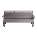 Amish Heavy Duty 800 Lb Roll Back Pressure Treated Porch Glider (6 Foot, Semi Solid Grey Stain)