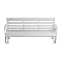 Amish Heavy Duty 800 Lb Roll Back Pressure Treated Porch Glider (6 Foot, Semi Solid White Stain)