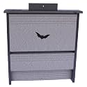 Amish-Made 20 Colony Bat House, Eco-Friendly Poly-Wood (Black/Gray)