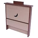 Amish-Made 20 Colony Bat House, Eco-Friendly Poly-Wood (Milwaukee Brown/Weathered Wood)