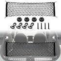 Amiss Cargo Net Stretchable, Car Exterior Accessories, Adjustable Elastic Trunk Storage Net with Hook for SUVs, Cars and Trucks (35.4x15.8 Inch)