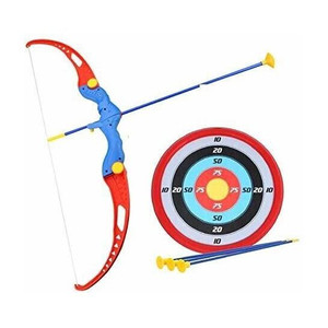 amitasha archerypro bow and arrow toy set for kids with target  fun outdoor game archery kit