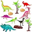 Amitasha Egg Dinosaur Action Figure Animal Playset Educational Toy for Kids Boys Girls Gift Set