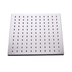 amj premium stainless steel ultraslim square rain shower head 8x8 8inch