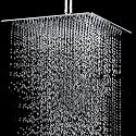 AMJ® Premium Stainless Steel UltraSlim Square Rain Shower Head (4X4 (4Inch))
