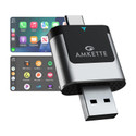AMKETTE v5.0 Car Bluetooth Device with Adapter Dongle, Audio Receiver
