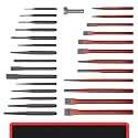 AMM 28-Piece Punch and Chisel Set, Heavy Duty Cr-V for Metal