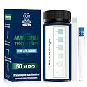 DIPSTIK Ammonia Test Strips for Fish Tank,Feshwater & Saltwater (50ct)