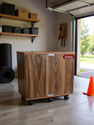 AMMu Wooden ply stand 1 african Trolley for Inverter and Battery