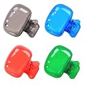 AMOAMI Toothbrush Head Cover Set - Portable Toothbrush Head Protector, Protective Portable Plastic Clip's Toothbrush Cover for Household Travel, Camping, Bathroom, School, Work.Multicolor - 4-Pack